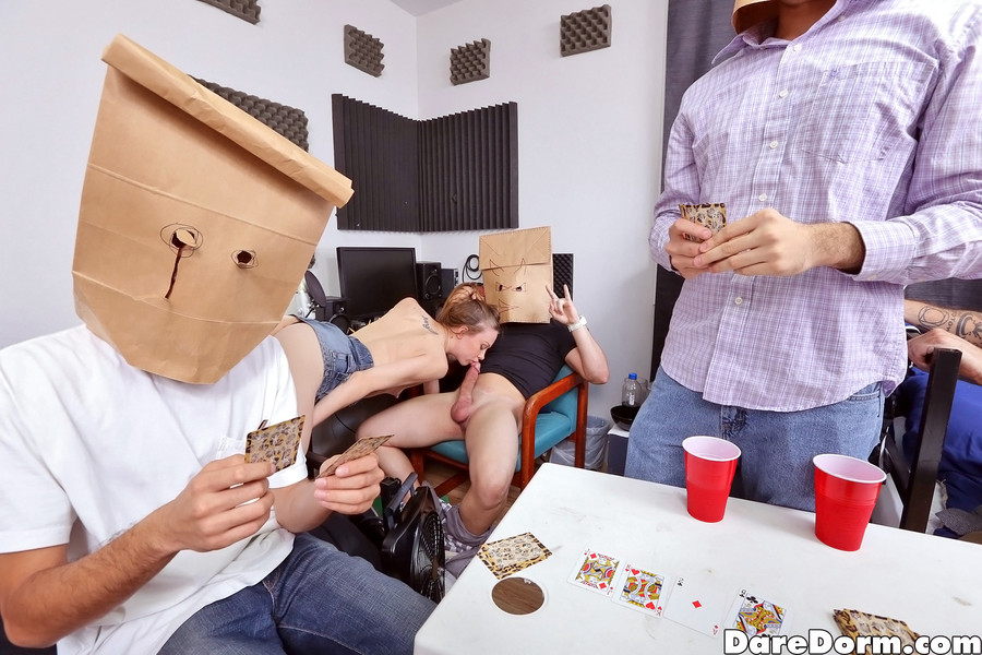 Paper Bag Porn Dare Dorm - Paper Bag Weared Dorm Gilrs In Jeans Miniskirts And Shorts And Their Bfs  Got Relaxed And Start An Awesome Orgy Party - YOUX.XXX