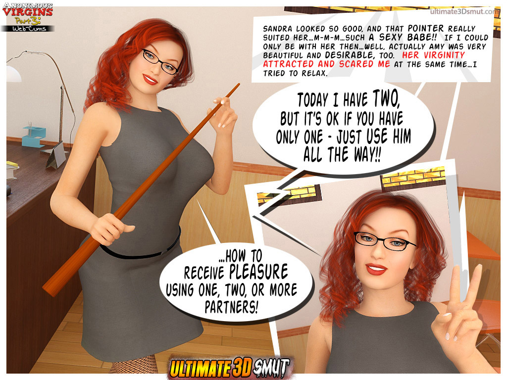 Cartoon Porn With Text - This 3D Porn Cartoons Takes A Hot Turn When A Horny Redhead Cougar Gets  Double Penetration - YOUX.XXX