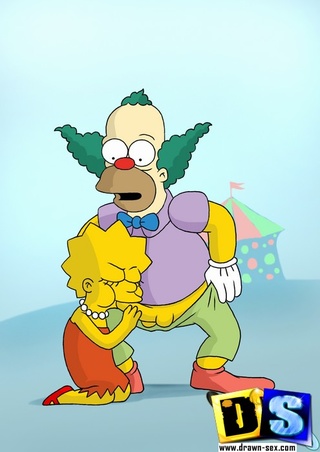 320px x 452px - Krusty gets blowjobs from Lisa Simpson and monkey ...